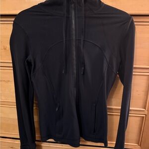 lululemon athletica Black Full-Zip Hooded Jacket